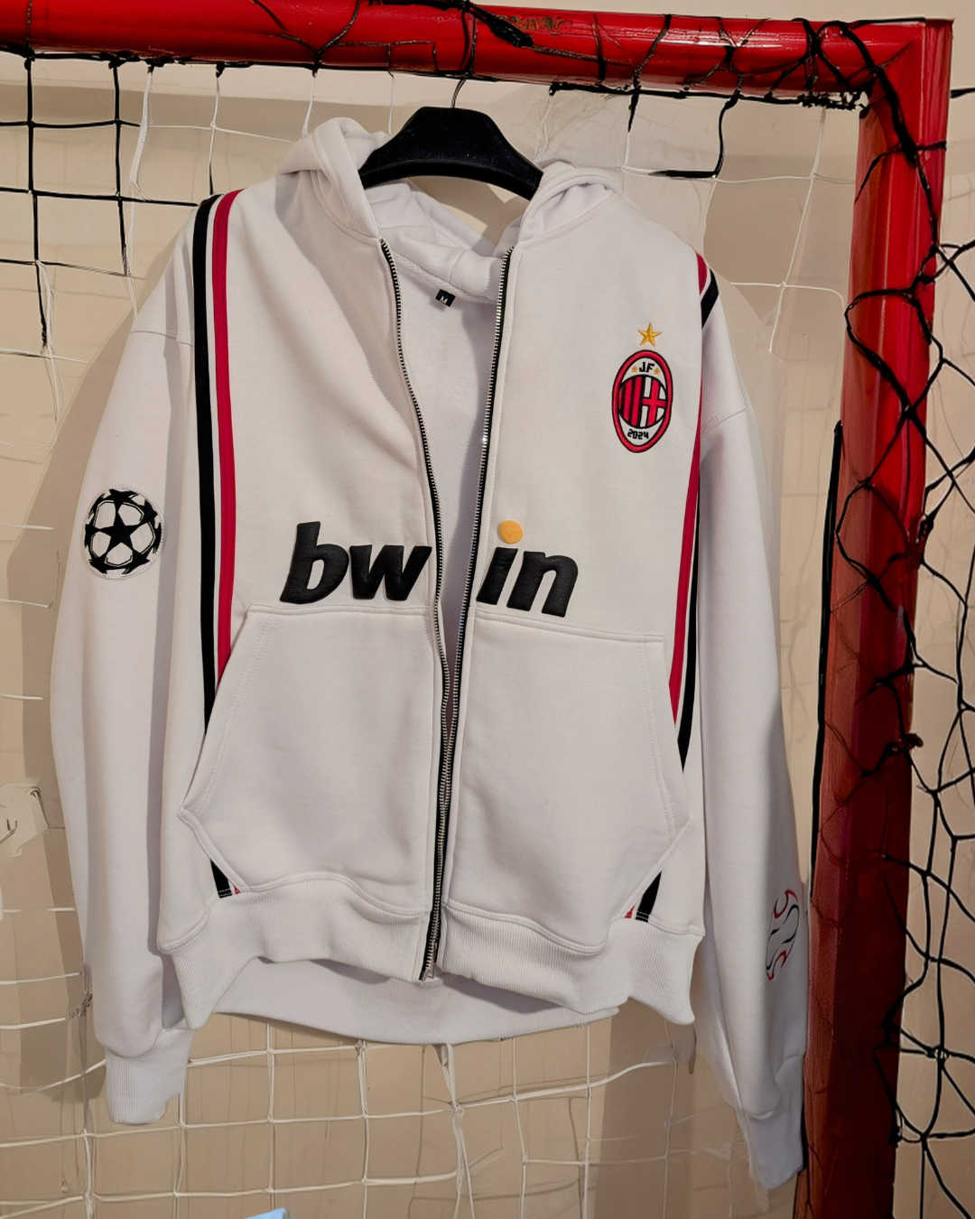 Moletom com capuz temático AC Milan 06/07 (alternativo)