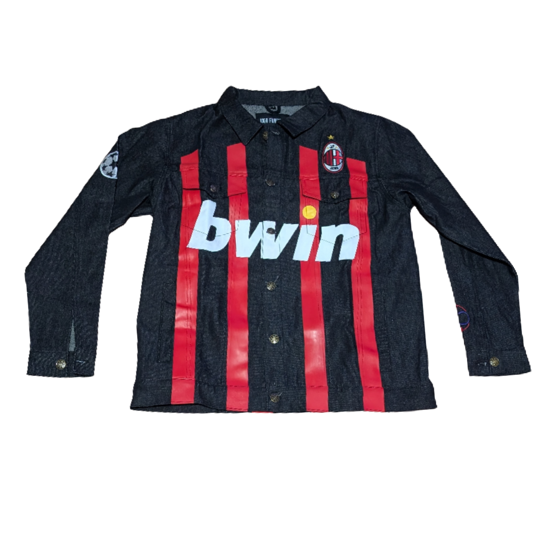 "Prime Milan" Inspired Denim Jacket - Jogo Funcional 