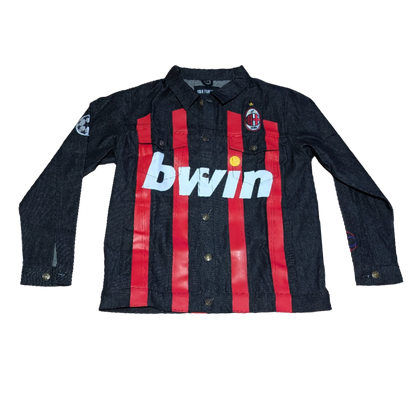 "Prime Milan" Inspired Denim Jacket - Jogo Funcional 