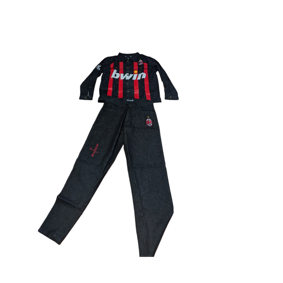 "Prime Milan" Inspired Denim Set - Jogo Funcional 