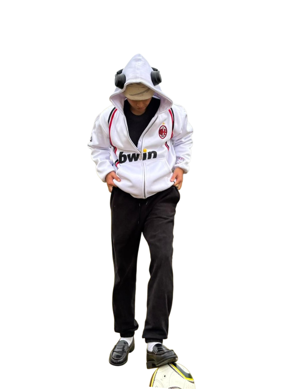 Milan Inspired Retro Zip Up - Jogo Funcional 