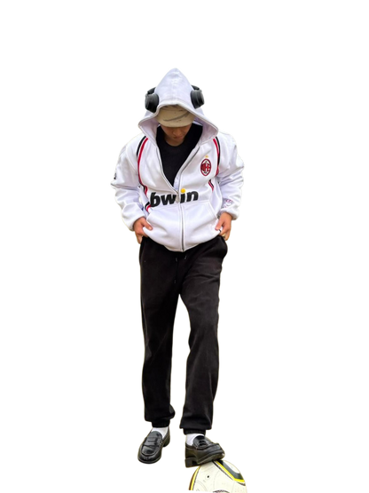 Milan Inspired Retro Zip Up - Jogo Funcional 